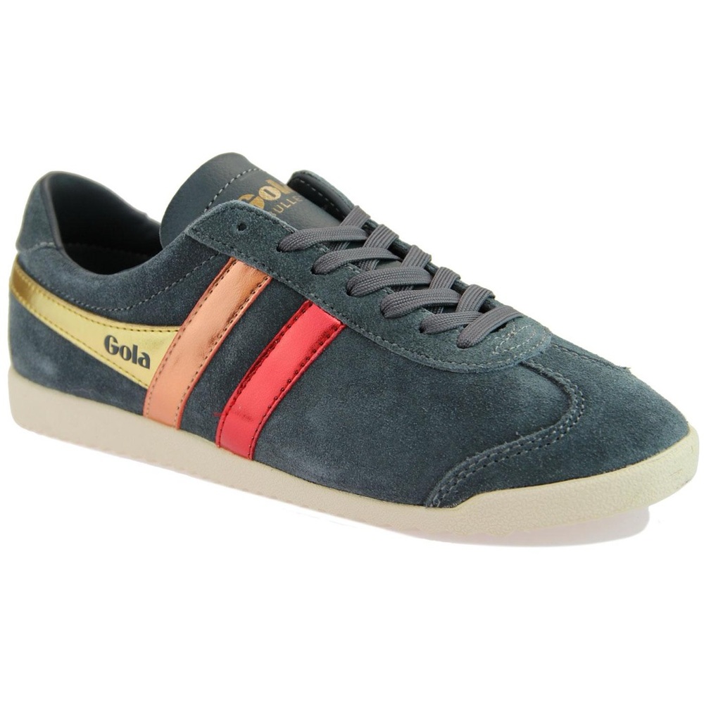 BULLET FLARE GOLA RETRO METALLIC STRIPE TRAINERS